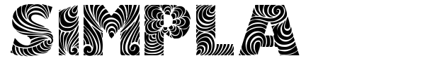 Simpla font preview